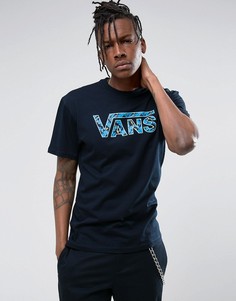 Черная футболка с логотипом Vans Classic V002OGNN3 - Белый
