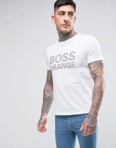 Белая футболка с логотипом BOSS Orange by Hugo Boss Turbulence 1 - Белый