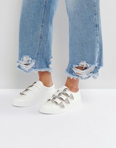 Кроссовки в стиле вестерн с пряжкой ASOS DESERT ISLAND - Белый