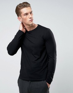 Лонгслив с круглым вырезом ASOS - Черный