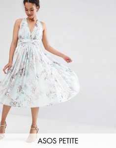 Платье миди с принтом роз ASOS PETITE WEDDING - Мульти