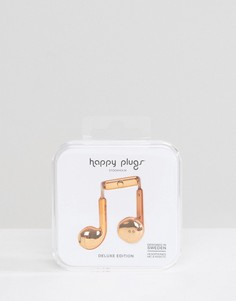 Наушники цвета розового золота Happy Plugs - Мульти