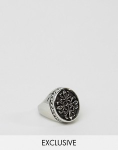 Кольцо-печатка Reclaimed Vintage Inspired - Серебряный
