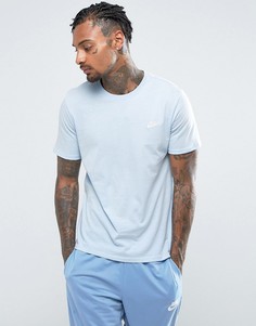 Футболка с вышитой галочкой Nike 827021-458 - Синий