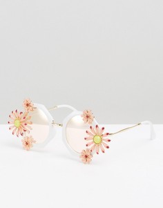 Очки с цветочной отделкой ALDO - Белый