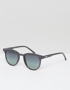 Круглые солнцезащитные очки Komono Devon Neutro - Черный
