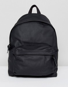 Уплотненный кожаный рюкзак Eastpak PakR - 24 л - Черный