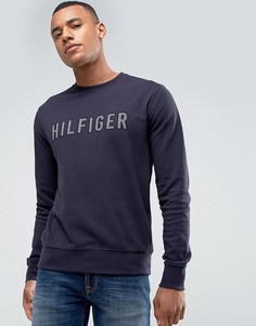 Синий свитшот с аппликацией логотипа Tommy Hilfiger Ray - Синий