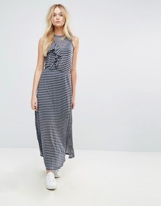 Платье макси в полоску Y.A.S Storma - Мульти