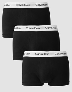 3 пары боксеров‑брифов Calvin Klein - Черный
