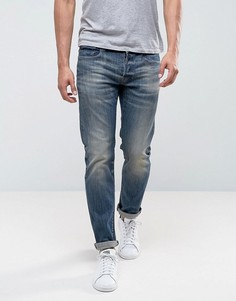 Эластичные джинсы слим G-Star 3301 - Синий