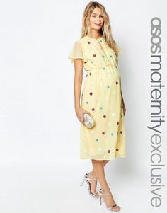 Платье миди для беременных ASOS Maternity - Мульти