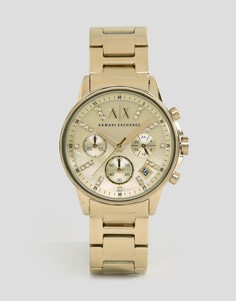 Золотистые часы Armani Exchange Lady Banks AX4327 - Золотой