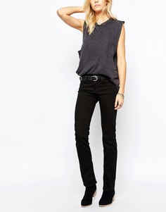 Прямые джинсы с классической талией Levis 714 - Черный