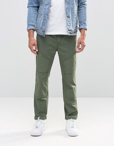 Зауженные зеленые брюки-карго ASOS - Зеленый