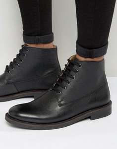 Черные кожаные ботинки на шнуровке KG By Kurt Geiger - Черный