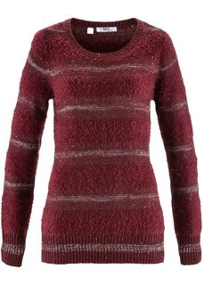 Пуловер (темно-бордовый) Bonprix