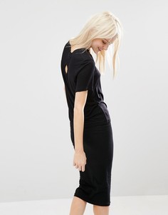 Футболка с вырезом на спине Cheap Monday - Черный