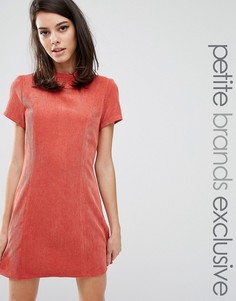 Фактурное платье‑футляр с высоким воротом Fashion Union Petite Kent - Красный