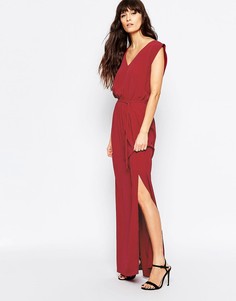Платье макси с поясом Minimum - Красный