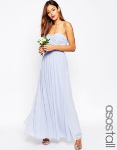 Сетчатое платье‑трансформер макси ASOS TALL WEDDING - Синий