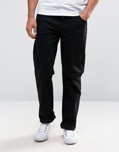 Черные прямые стретчевые джинсы ASOS - Черный
