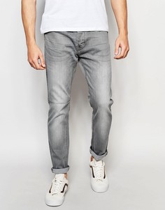 Выбеленные серые джинсы скинни Threadbare Riley - Серый