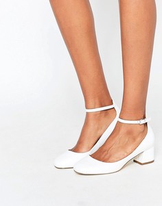 Белые туфли на среднем каблуке Miss KG - Белый