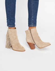 Замшевые ботинки с бахромой ALDO - Бежевый