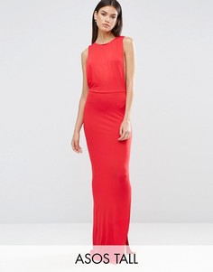 Платье макси с заниженными проймами ASOS TALL - Красный