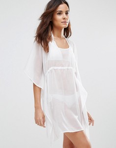 Свободное пляжное платье Echo - Белый