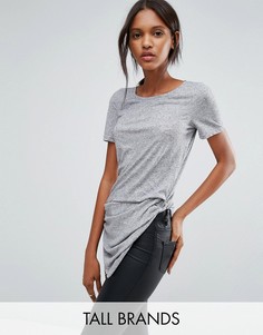 Асимметричная футболка Vero Moda Tall - Серый