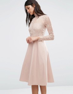 Платье Y.A.S Pretty - Розовый