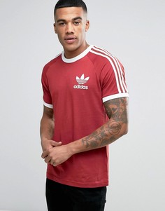 Красная футболка adidas Originals California BQ5370 - Красный
