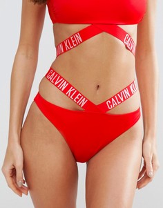 Плавки-бикини Calvin Klein - Красный