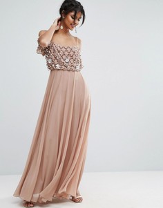 Платье макси ASOS - Розовый