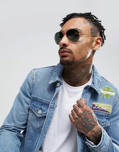 Солнцезащитные очки-авиаторы Ray-Ban 0RB3025 L0205 58 - Золотой