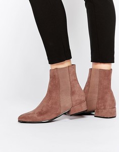 Ботильоны челси ASOS ANGLES - Розовый