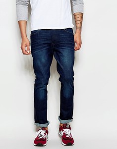 Суженные книзу темные джинсы Wrangler Jeans Originals Bostin - Черный
