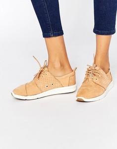 Кожаные кроссовки TOMS Del Ray Sandstorm - Рыжий