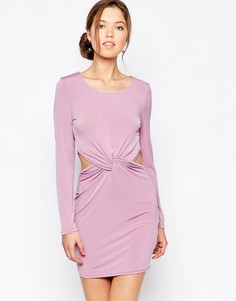 Платье мини с завязкой на талии Glamorous - Розовый