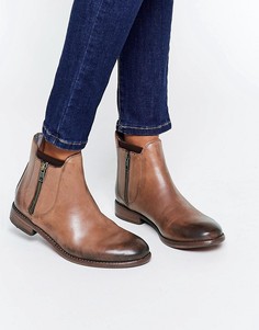 Коричневые кожаные ботинки Hudson London Algoma - Коричневый