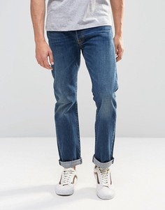 Выбеленные прямые джинсы Levis 501 Original State - Синий