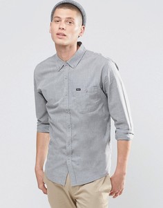 Рубашка классического кроя с карманом спереди Brixton - Серый