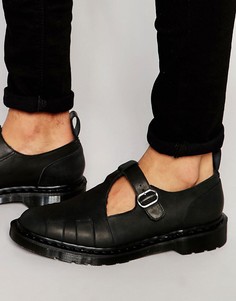 Туфли с Т-образным ремешком Dr Martens Made In England Williams - Черный
