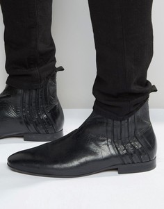 Кожаные ботинки челси Hudson London Larner - Черный