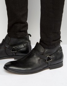 Кожаные ботинки Hudson London Hague - Черный