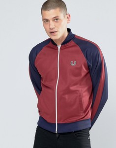 Куртка-пилот с контрастными рукавами Fred Perry - Красный