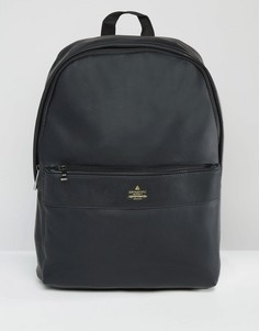 Черный рюкзак с золотистым тиснением ASOS - Черный