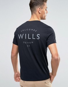 Черная футболка с логотипом Jack Wills - Черный